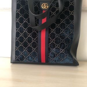 Brand New-Never Used Beautiful Gucci Tote Bag With Velvet
